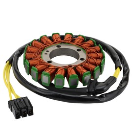 WOOSTAR 18 Coil 3 Wire Magneto Stator Replacement for 2009-2016 CB1000 CB1000R OEM 31120-MFN-D01 31120-MFM-D61