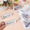 UNICRAFTALE Pack of 5 "Reserved" Sign Made of Stainless Steel