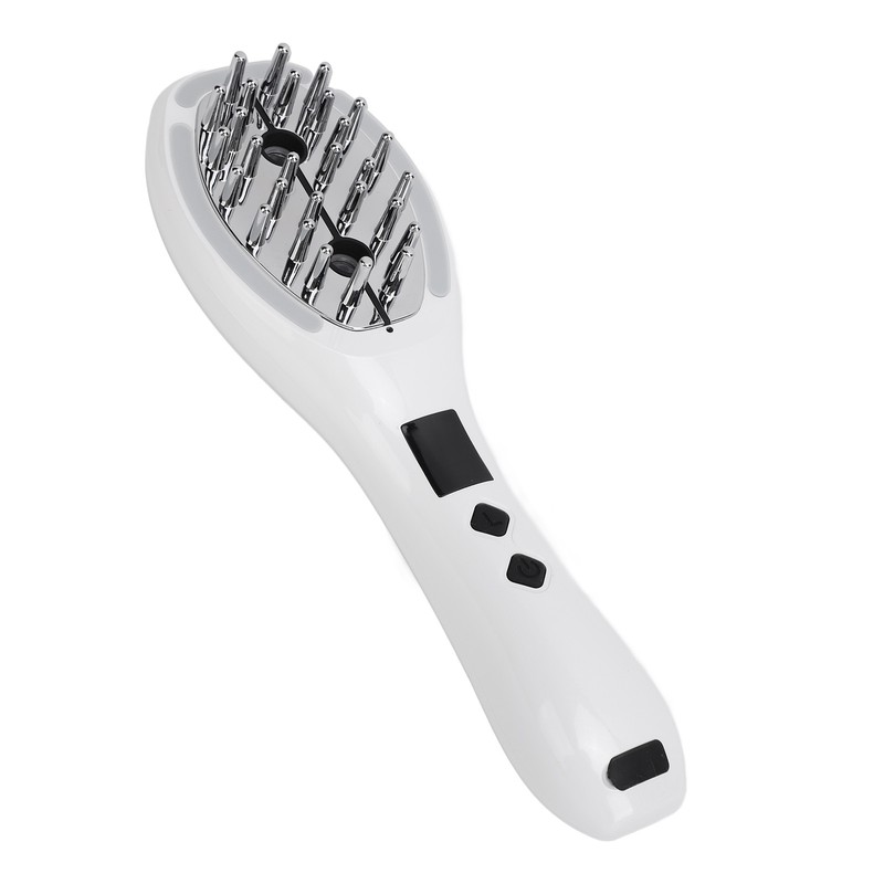Electric Scalp Massage Brush Red Lighting Ultrasound Atomization Scalp Applicator