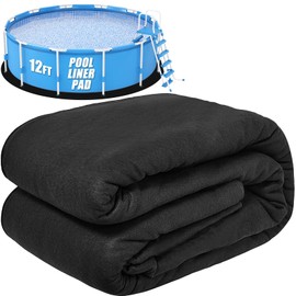 VORIGY Pool Pads for Above Ground Pool, 18 FT Round - Pool Pad - Extend Pool Liner Life, Pool Liner Pad - Pool Mats for Pool Bottom - Puncture Resistant, Under Pool Padding - Above Ground Pool Pad