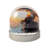 Snow Dome with Metallic Base (Grey Plastic)