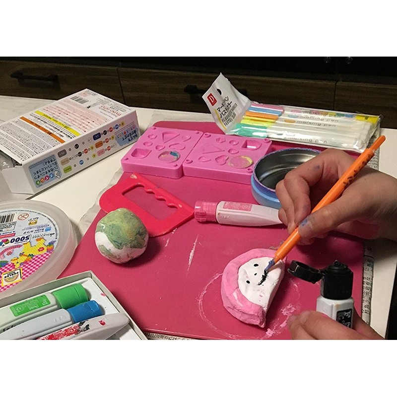 YACHIYO DAISO Soft Clay Lightweight Fluffy Packs (1 Set, White)