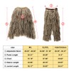 MOPHOTO 5 in 1 Ghillie Suit, 3D Camouflage Hunting Apparel