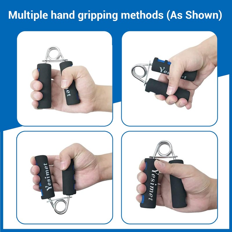 E-smartinlife Hand Grip Strengthener Set, Finger Gripper - Soft Foam