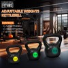 Fitvids Kettlebell Sets 3 Piece Strength Training KettleBells Weight Set