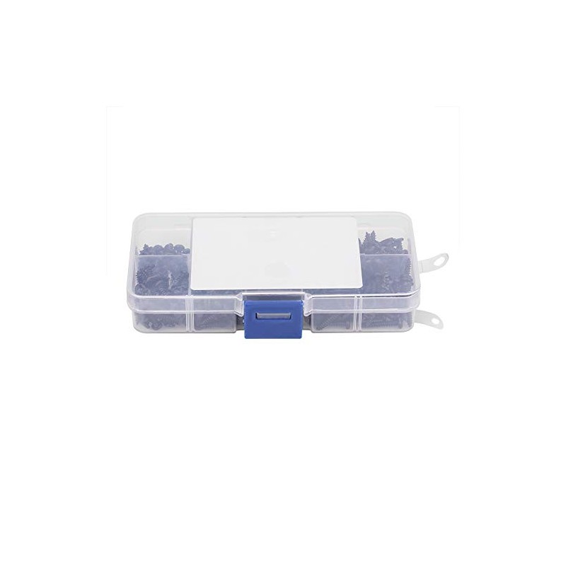 Tornillos Autorroscantes M3, Acero Inoxidable Negro de 450 Piezas M3