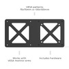 HumanCentric Intel NUC Mounting Bracket VESA Monitor Arm Extension Plate