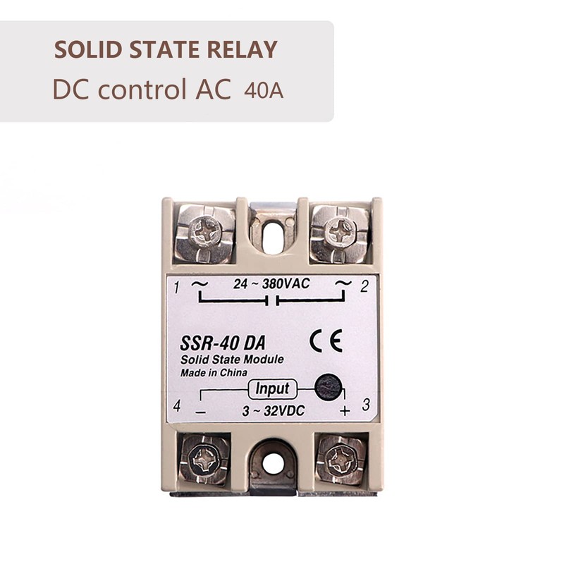 WANGCL Digital PID Controller Intelligent Thermostat with 40A SSR Relay