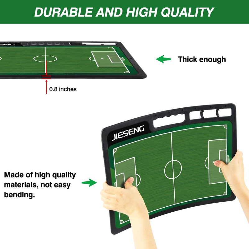 Soccer Dry Erase Coach Board for Coach,Court Tatical Portable Lineup