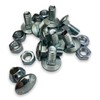 M8 Cup Square Carriage Bolt & Nut - Bright Zinc