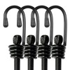 Bungee Cords With Hooks, Heavy Duty Elasticated Shock Cords Weatherproof