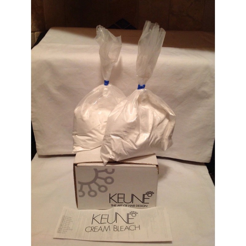 KEUNE DUST FREE CREAM BLEACH REFILL 2X 500G - 17.6