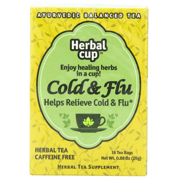 Herbal Cup Herbal Tea, Cold & Flu, 16 Tea Bags