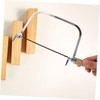 jojofuny Wooden-handled Scroll Saw Machine Fret Saw Jewelry Tool Saw