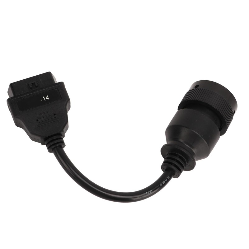 14pin Connector Cable,14 Pin Cable Excavator Diagnostic Adapter Connector Compatible