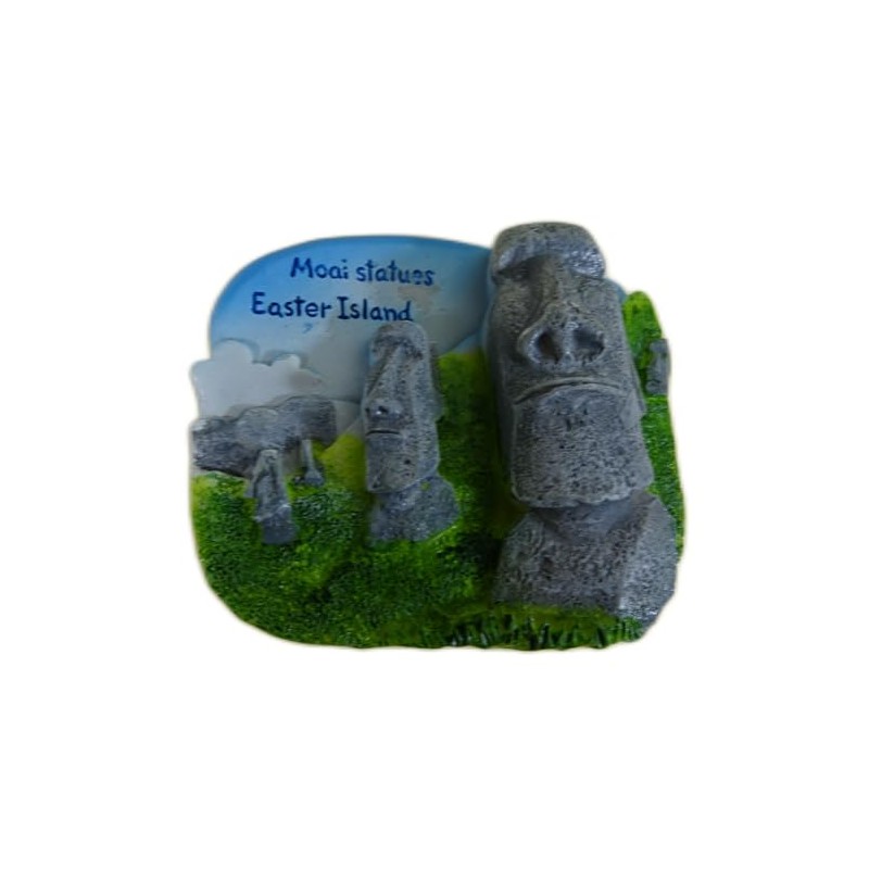 Souvenir Magnet Moai Easter Islands 7 x 6 x 2