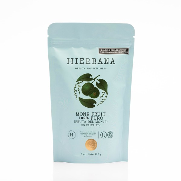 Hierbana - Monk Fruit 100% Puro - Sin Eritritol ni