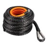 DYNAMI 9/16" x 76ft Synthetic Winch Rope with Hook&Safety Pull