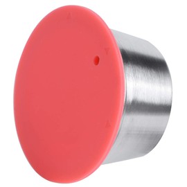 HURRISE Cápsulas de café reutilizables, cápsulas de filtro de café reutilizables de acero inoxidable para cafetera Dolce Gusto, capacidad: 40 ml (rojo)