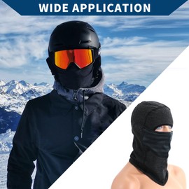 Hihaha Balaclava Face Mask Double Mesh Long/Ski Sun Hood Masks for Motorcycle Cycling/Breathable / 1Pcs Deep Grey