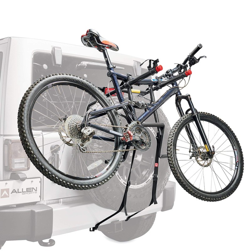 Allen Sports Deluxe 2-Bike Spare Tire Mounted Carrier, Model 322DN