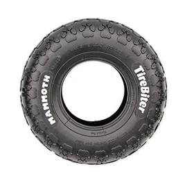 Mammoth TireBiter Originals - Natural Rubber Dog Toys - Dog Toys for Extra Long Interactive Play - Strong Chewer Toys for Dogs - Large, 10â