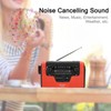 FM/AM/SW Solar Hand Crank Radio Memory Card Music for Bluetooth