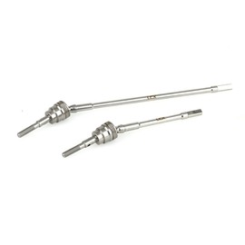 LCX Racing 1/10 RC Crawler Car Stainless Steel CVD Front Drive Shaft AR60 OCP Universal Axle Set for Axial Wraith RR10 90048, Upgrades Parts Accessories