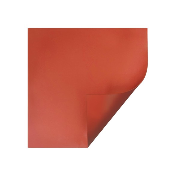 Red Silicone Rubber Sheet, 60A Durometer Silicone Mat, 1/8 x