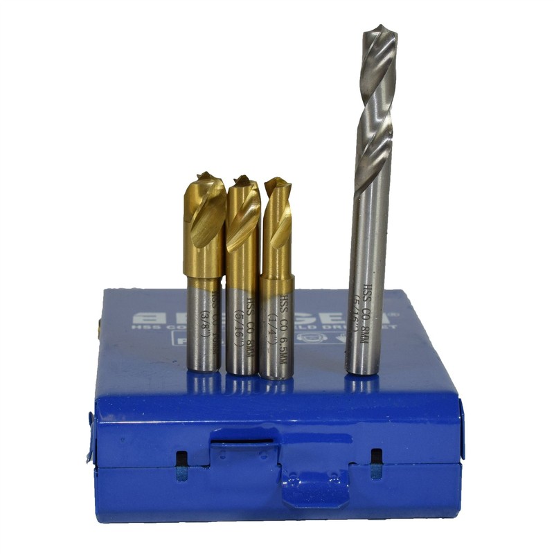 4pc HSS with Cobal Tip Spot Weld Cutter Remover Removal