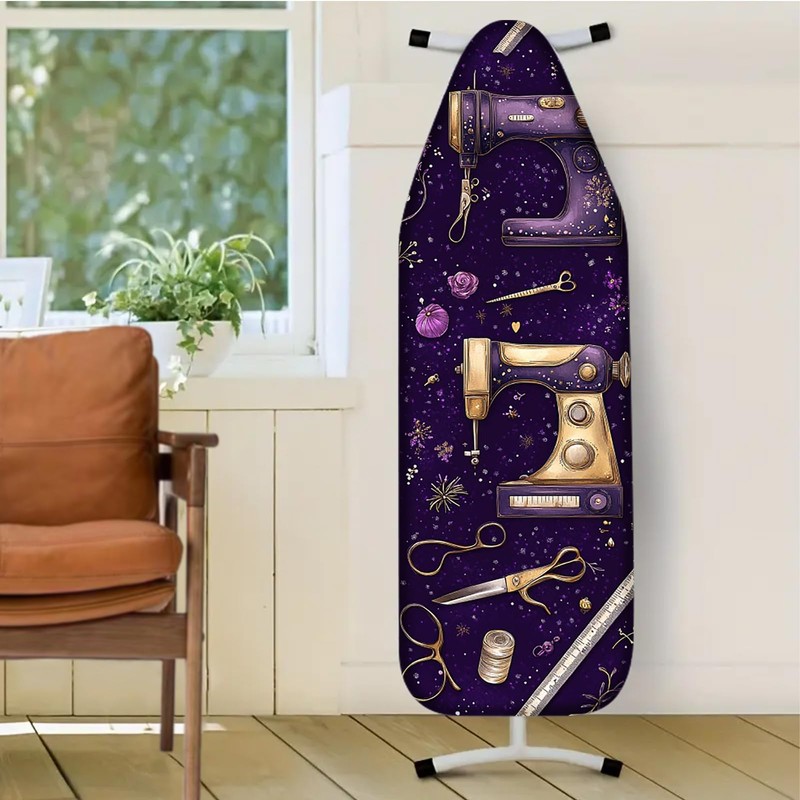 Nuxovilar Purple Sewing Machine Ironing Board Cover,15 * 54inch,Fit Most