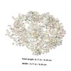 jojofuny 2880pcs Nail Art Rhinestones Flatback Glass Charms for DIY