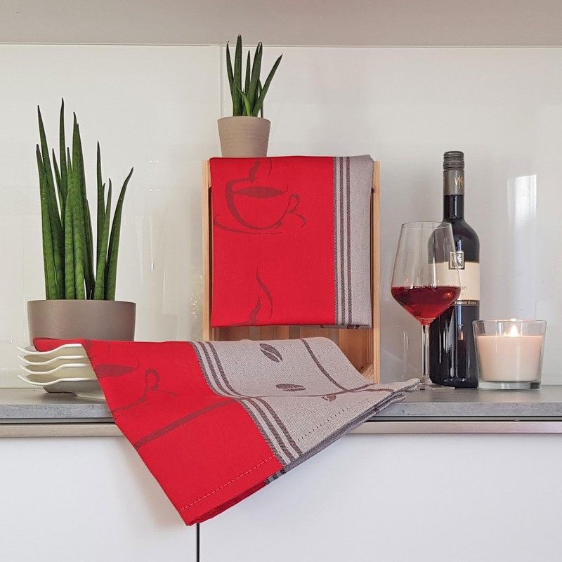 'Chef's Quality ZOLLNER® Set of 5 Tea Towels 50 x 70 cm – Various Colours