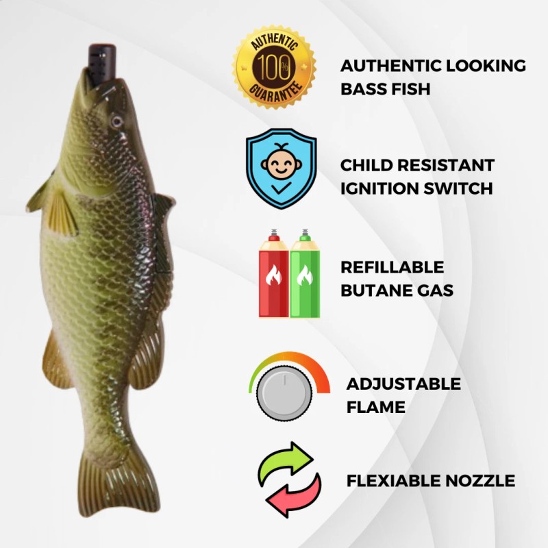 GEI G.E.I. Bass Multipurpose BBQ Extendable Nozzle Novelty Lighter