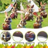 Giggleye Easter Bunny Garden Stake, 2D Easter Advertising Signs, Easter