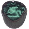Guinness Traditional Style Tweed Patch Flat Cap With Harp Design