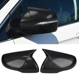 XITER Rear View Side Mirror Cover Side Mirror Cap for Ford Edge 2015-2024,Carbon Fiber