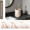 2 Packs Beige Diatomite Toothbrush Holder, Stone Bathroom Toothbrush Holder,