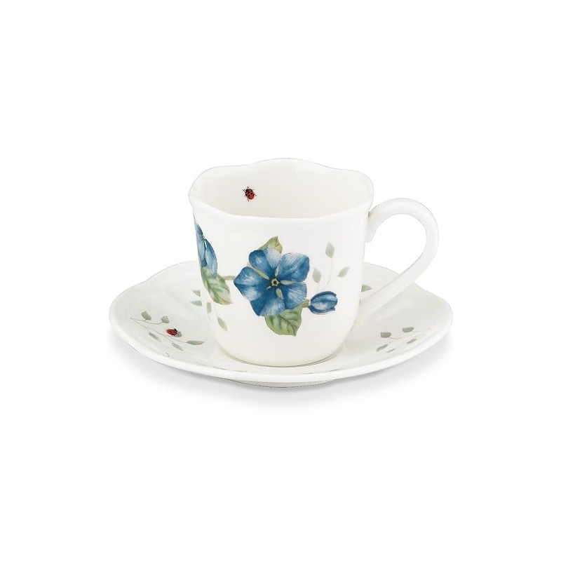 Lenox 808071 Butterfly Meadow Espresso Cup And Saucer