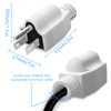 Nema 5-15P Replacement Plugs , 3 Pack Extension Cord Ends