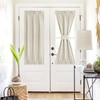 NICETOWN 100% Blackout Door Curtains for Small Window, Thermal Insulated