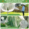 Tetutor 10x10 FT Fruit Trees Netting with Zipper,3Pcs Large Tree
