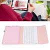 10.6in Backlit Keyboard Case RGB Detachable Keyboard PU Leather Protective