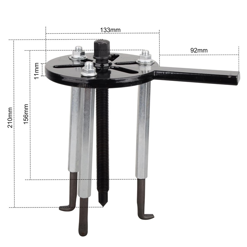 DAYUAN 21 in 1 Bearing Puller Set, Inner Hole Three-Jaw