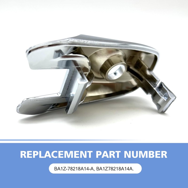 Merdege Door Handle Lock Cover, 8A8Z74218A14AA for Front Driver &