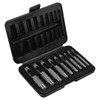 TOPEX 9 Sizes (3-12mm) Alloy Steel Hole Cutter Set with