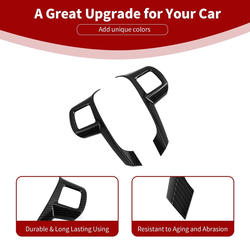 PDKLIN for Pacifica Steering Wheel Panel Trim for Chrysler 300/300C
