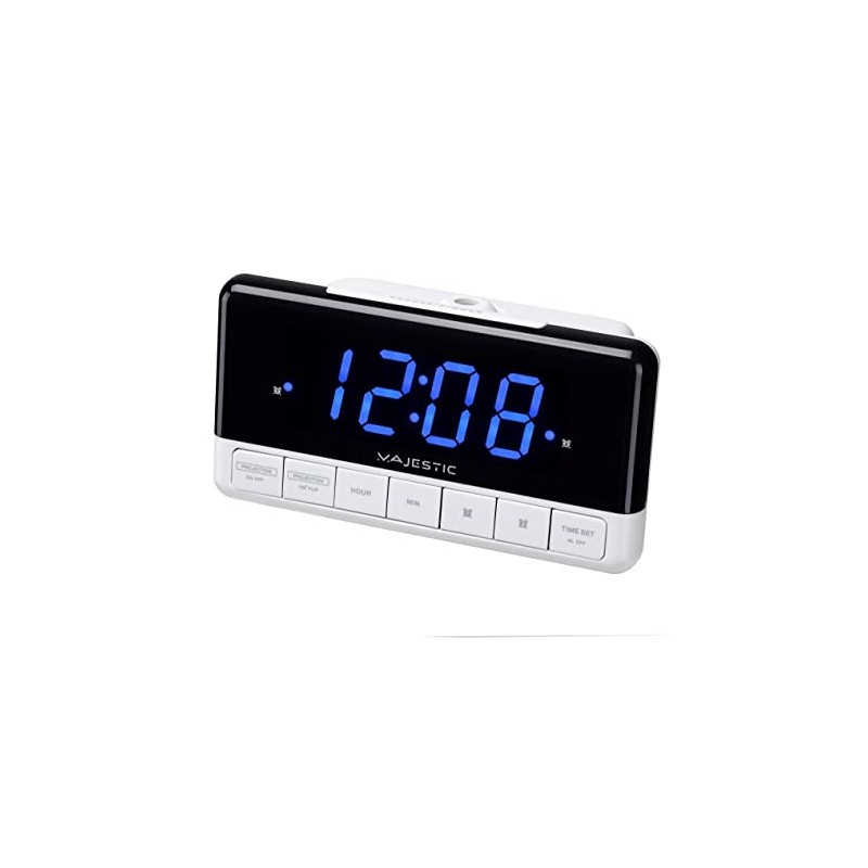 Majestic SVE 337P Digital Alarm Clock with LED Display, 1.2