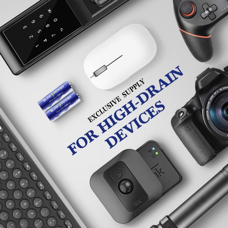 BlinksPower Lithium Batteries AA, 3500mAh 1.5V Double A Lithium Battery