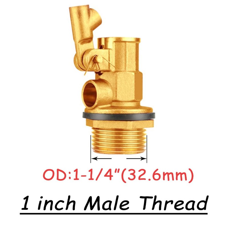 Uenede Float Ball Valve DN25 1" Male Thread Stainless Steel